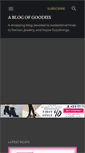 Mobile Screenshot of ablogofgoodies.com