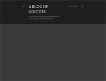 Tablet Screenshot of ablogofgoodies.com